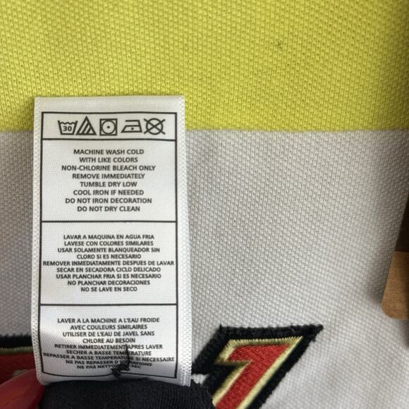 NWT Mitchell & Ness San Jose Clash Polo Shirt Men’s Sz Large Color Block Soccer - Picture 12 of 12